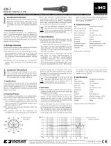 Monacor CM-7 Manuale utente