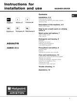 Hotpoint-Ariston aqm9d 49 u eu a Manuale del proprietario