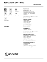 Indesit DSG573NX Manuale del proprietario