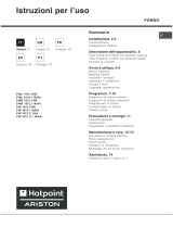 Hotpoint F48 1012 C.1 IX /HA Manuale del proprietario