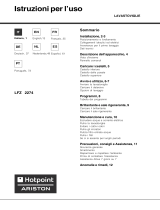 Hotpoint-Ariston LFZ 2274 A IX/HA Manuale del proprietario