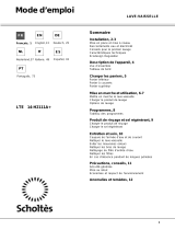 Scholtes LTE 14-H2111 A .R Manuale del proprietario