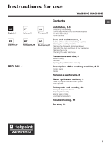 Hotpoint RSG 925 JS EU Manuale del proprietario