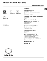 Indesit SDLE 129 EU & SDLE 129 Manuale del proprietario