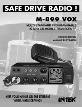 INTEK M-899 VOX Manuale del proprietario
