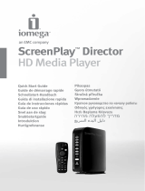 Iomega ScreenPlay™ Director HD Media Player USB 2.0/Ethernet/AV 1.0TB Manuale del proprietario