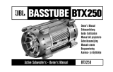 JBL BASSTUBE BTX250 Manuale del proprietario