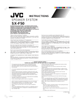 JVC SX-F50 Manuale utente