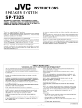 JVC SP-T325 Manuale utente