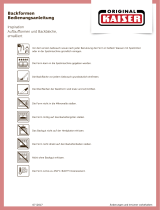 Kaiser Inspiration emaillierte Backformen / Cuisine Line Istruzioni per l'uso