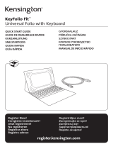 Kensington KeyFolio Fit Manuale utente