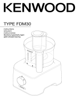 Kenwood FDM307 Multipro Compact Manuale del proprietario