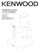 Kenwood FPM250 Manuale utente
