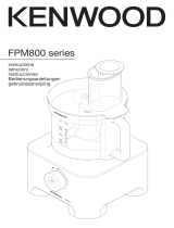 Kenwood FPM810 Multipro Sense Food Manuale del proprietario