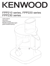 Kenwood FPP220 series Manuale del proprietario