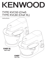 Kenwood KVL60 Chef XL Manuale del proprietario