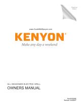 Kenyon B70050 Manuale utente