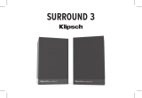 Klipsch SURROUND 3 SPEAKERS Certified Factory Refurbished Manuale del proprietario