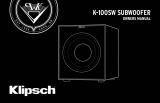 Klipsch K-100SW Manuale del proprietario