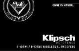 Klipsch R-12SWi Certified Factory Refurbished Manuale utente