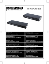 Konig Electronic KN-AVSPLIT25 Manuale del proprietario