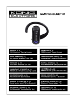 Konig Electronic GAMPS3-BLUETH1 Manuale utente