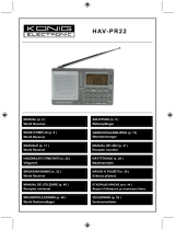 Konig Electronic HAV-PR22 Manuale del proprietario