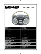 Konig Electronic HAV-PRCD21 Manuale del proprietario