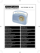 Konig Electronic HAV-TR700BL Manuale utente