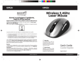 Kraun Wireless 2,4 GHz Laser Mouse Manuale utente