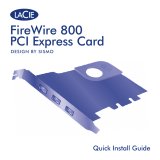 LaCie FIREWIRE 800 PCI EXPRESS CARD Manuale del proprietario