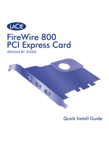 LaCie FireWire 800 Quick Install Manual