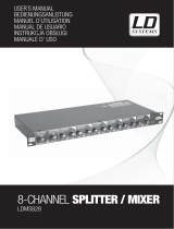 LD Systems MS 828 Rackmount 8-Channel Splitter/Mixer Manuale utente