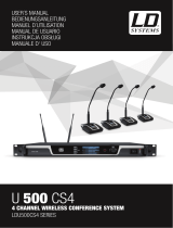 LD Sys­tems U508 CS 4 Manuale utente