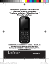 Lexibook GSM 20 Series Istruzioni per l'uso