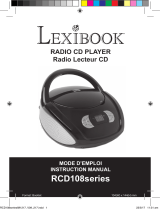 Lexibook RCD108 Série Manuale utente