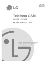 LG LG-600.ITASV Manuale utente