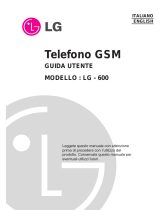 LG LG-600.ITASV Manuale utente