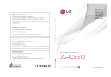 LG LGC550.AHUNSV Manuale utente