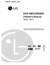 LG DR-275 Manuale utente