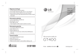 LG GT400.ASFRPW Manuale utente