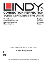 Lindy USB 2.0 Active Extension Pro Hub, 8m Manuale utente