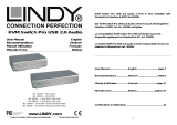 Lindy 2 Port Dual Head Single Link DVI-I KVM Switch Pro Manuale utente