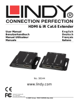 Lindy 50m Cat.6 HDMI & IR Extender Manuale utente