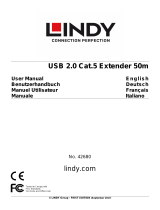 Lindy 50m USB 2.0 Cat.5 Extender Manuale utente