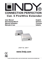 Lindy CAT5 FireWire Extender (Up to 75m) Manuale utente