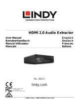 Lindy HDMI 18G Audio Extractor Manuale utente