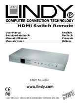Lindy HDMI SWITCH REMOTE 32592 Manuale utente