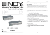 Lindy KVM Switch PRO Audio - 2 Port VGA & PS/2 Manuale utente