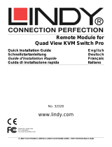 Lindy Remote IP Console Module For Quad View KVM Switch Pro Manuale utente